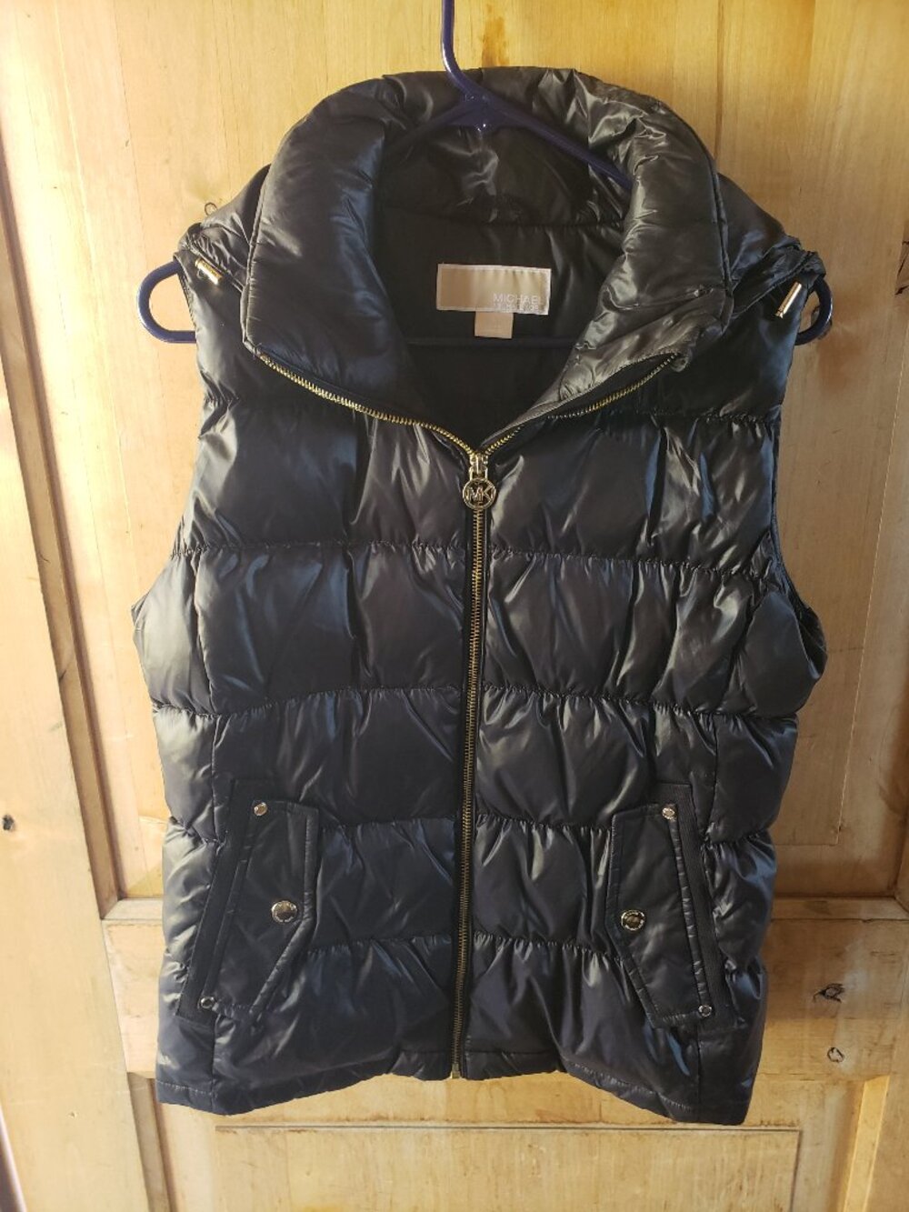 Michael Kors puffer vest with hood